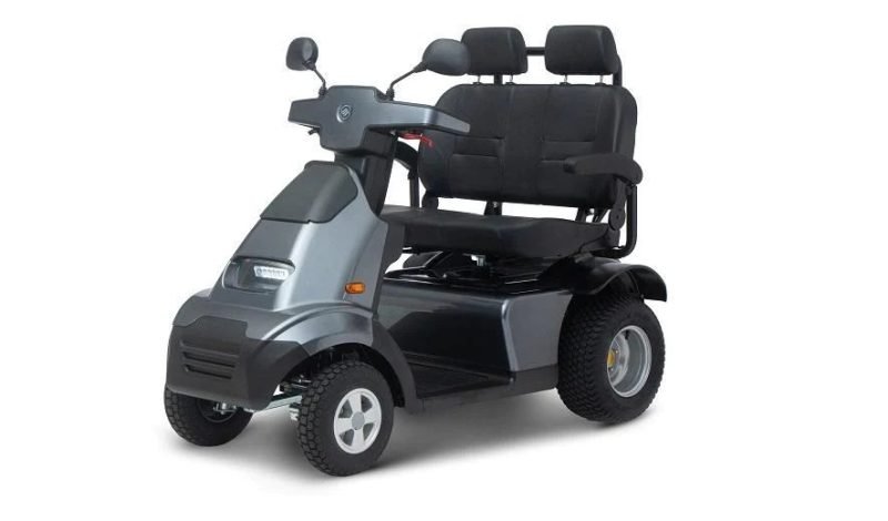 Afiscooter S4 Wide – 4 Wheel Grey Mobility Scooter